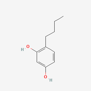2D chemical structure of Resinol (4-butylresorcinol)