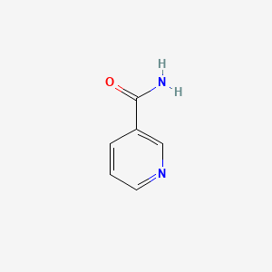 Estructura química 2D de Stamin-B3-N (Niacinamide)