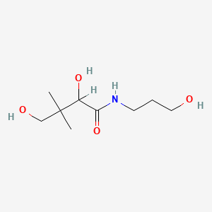 Estructura química 2D de Stamin-B5-L (DL-Panthenol)