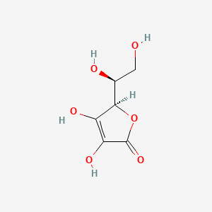 2D chemical structure of Stamin-C (Ascorbic Acid)