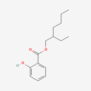 Estructura química 2D de Sunbest-EHS (Ethylhexyl Salicylate)