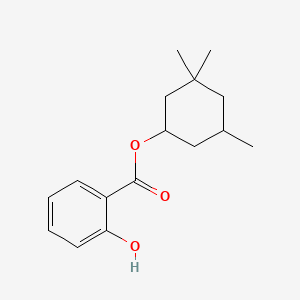 2D chemical structure of Sunbest-HMS (Homosalate)