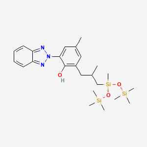 Sunbest-MXL（Drometrizole Trisiloxane）的 2D 化學結構
