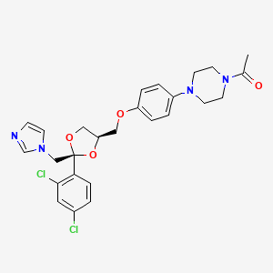 2D chemical structure of Vin-KCZ (Ketoconazole)