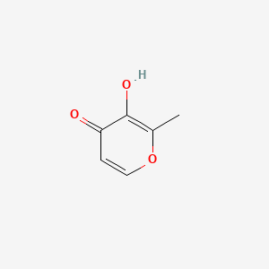 Estructura química 2D de VinArom Candy Madness (Maltol)