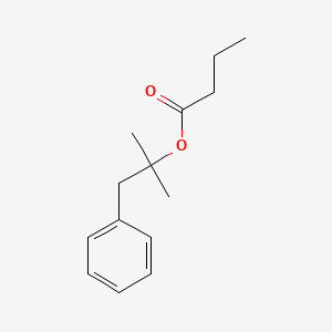 Estructura química 2D de VinArom Crisp Meadow (Dimethyl Benzyl Carbinyl Butyrate)