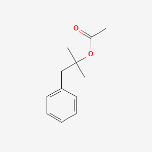 Estructura química 2D de VinArom Fleur Galore (Dimethyl Benzyl Carbinyl Acetate)