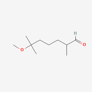 2D chemical structure of VinArom Fresh Melon (Methoxy Dimethylpentenal)