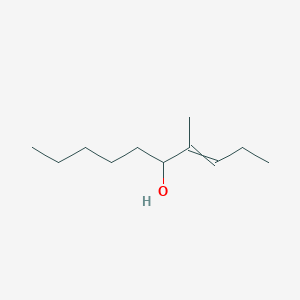 Estructura química 2D de VinArom Rolling Gardens (Methyl Decenol)