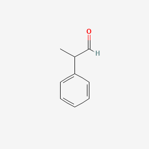 Estructura química 2D de VinArom Wildflora (Hydratropic Aldehyde)
