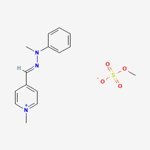 Estructura química 2D de VINCOL Alpine Fondue HC (Basic Yellow 87)