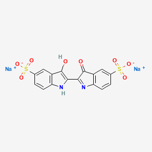 2D chemical structure of VINCOL Altered Indigo CL (FD&C Blue 2 Lake)