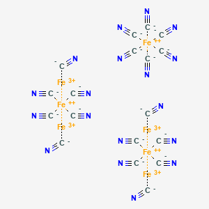 Estructura química 2D de VINCOL Berlin Blue CP (Ferric Ammonium Ferrocyanide)