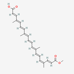 2D chemical structure of VINCOL Biotones Annatto L (Bixin & Norbixin)