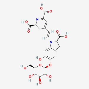 Estructura química 2D de VINCOL Biotones Beet (Betanin)