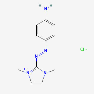 Estructura química 2D de VINCOL Citrus Orange HC (Basic Orange 31)