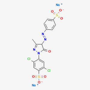 Estructura química 2D de VINCOL Dandelion CA (CI 18965)