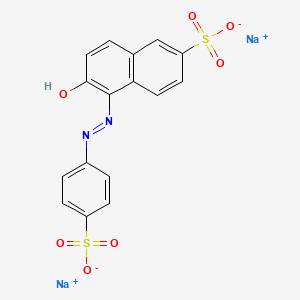 Estructura química 2D de VINCOL Dusk Switch CL (FD&C Yellow 6 Lake)