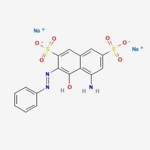 Estructura química 2D de VINCOL Fuchsia Red CC (D&C Red 33)