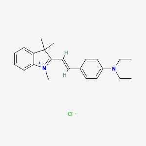 Estructura química 2D de VINCOL Grapevine HC (Basic Violet 16)