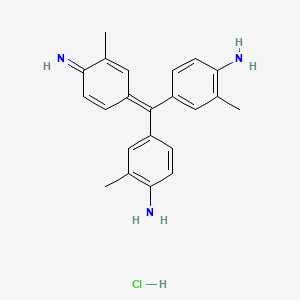2D chemical structure of VINCOL Lightning Violet HC (Basic Violet 2)