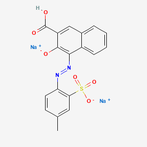 Estructura química 2D de VINCOL Magenta Bloom CL (D&C Red 6 (Ba Lake))