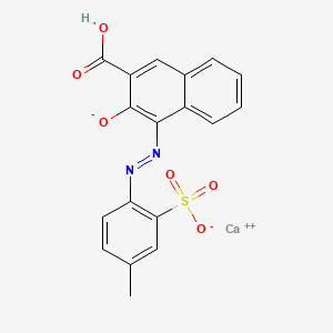 2D chemical structure of VINCOL Magenta Rouge CL (D&C Red 7 Lake)