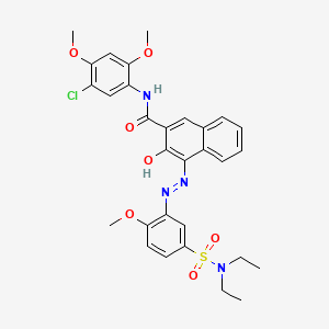 Estructura química 2D de VINCOL Marinara Red CP (Pigment Red 5)