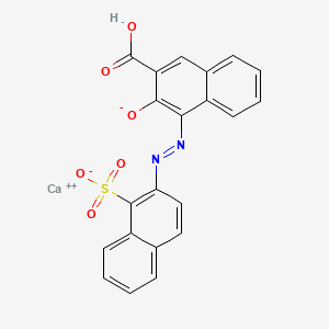 Estructura química 2D de VINCOL Merlot CL (D&C Red 34 Ca Salt)