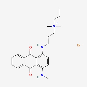 Estructura química 2D de VINCOL Ocean Azure HC (HC Blue 16)