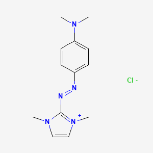Estructura química 2D de VINCOL Passion Rouge HC (Basic Red 51)