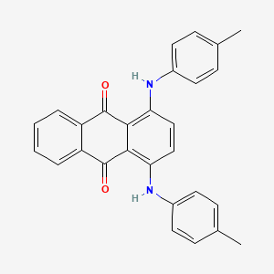 Estructura química 2D de VINCOL Pine Green OS (D&C Green 6 (Oil Soluble))