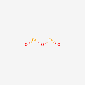 2D chemical structure of VINCOL Rustic Brick (Iron Oxide Red)