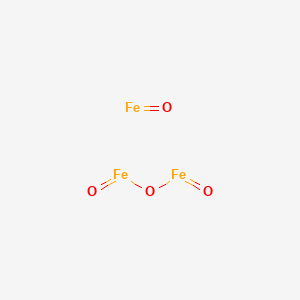 2D chemical structure of VINCOL Rustic Charcoal ECS (Iron Oxide Black, Triethoxycaprylylsilane)