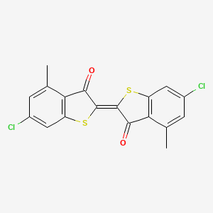 Estructura química 2D de VINCOL Sangria Red CC (D&C Red 30)