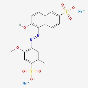 2D chemical structure of VINCOL Summer Red CF (FD&C Red 40)