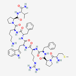 2D chemical structure of VinPep-MLN (Nonapeptide-1)
