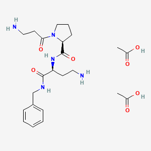 VinPep-Neu(Dipeptide Diaminobutyroyl Benzylamide Diacetate)의 2D 화학 구조