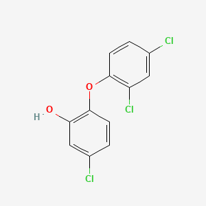 2D chemical structure of VinShield-20 (Triclosan)