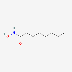 2D chemical structure of VinShield-CHA (Caprylhydroxamic acid)