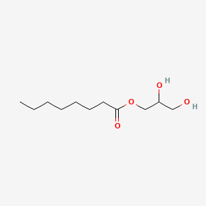 Estrutura química 2D de VinShield-GC (Glyceryl Caprylate)
