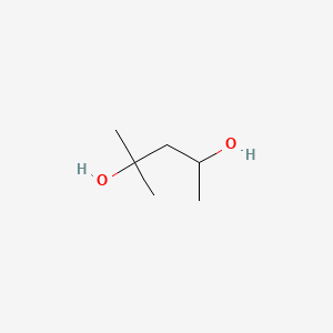 Struktur kimia 2D VinShield-HG (Hexylene Glycol)