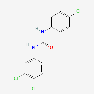 2D chemical structure of VinShield-TCC (Triclocarban)