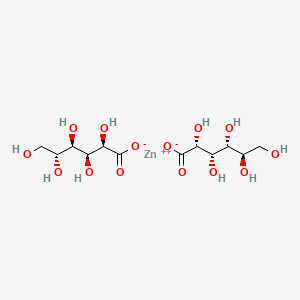 Estructura química 2D de VinShield-ZG (Zinc Gluconate)